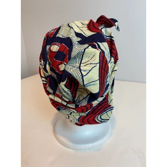 Headwrap Bonnet Turban African Printed Colorful - Picture 3 of 9